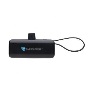 Logo trade promotional items image of: Powerlink RCS rplastic 3000 mah powerbank USB C connector