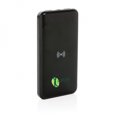 Logo trade corporate gift photo of: RCS standard recycled plastic wireless powerbank