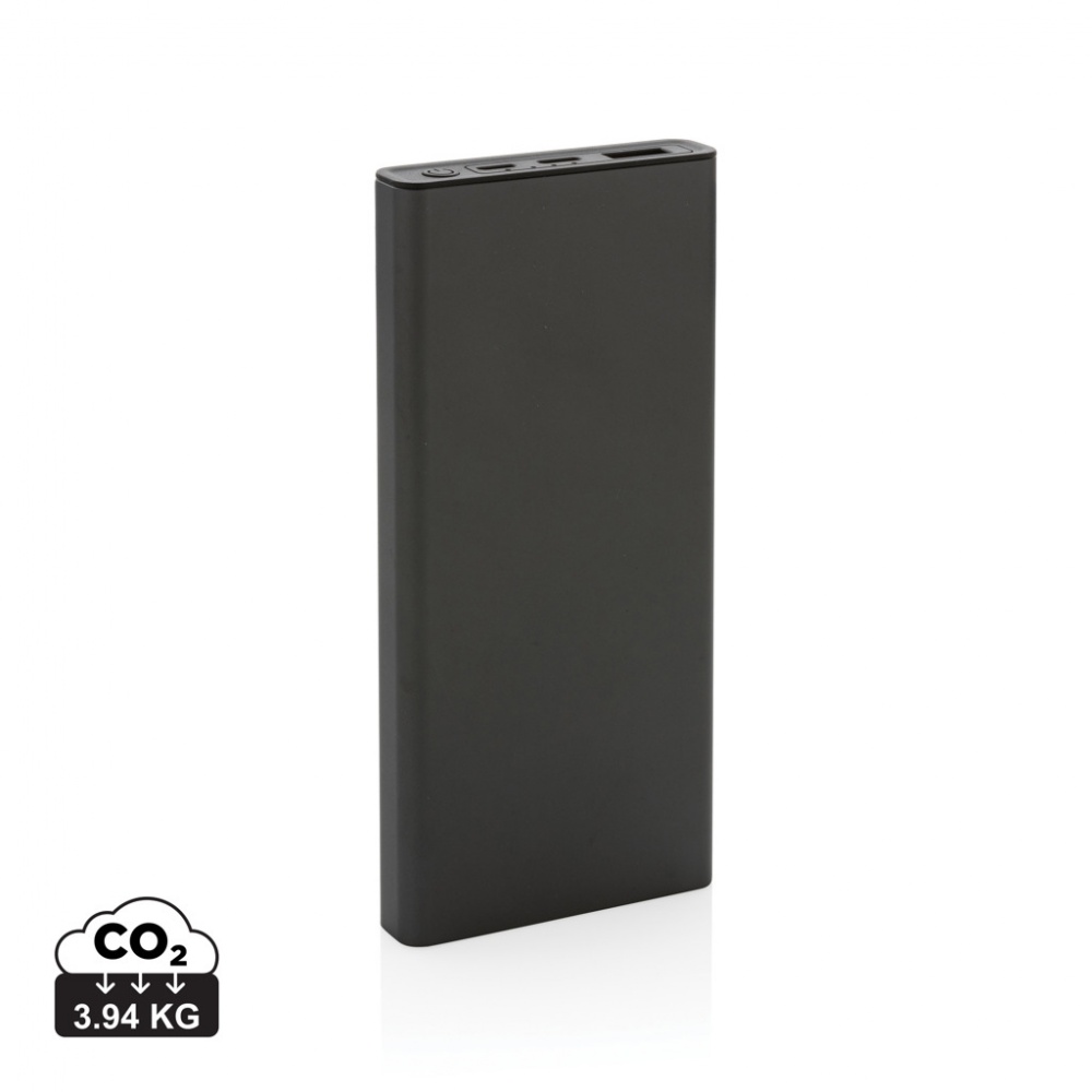 Logotrade promotional gift picture of: Terra RCS recycled 18W aluminium powerbank 10.000 mAh