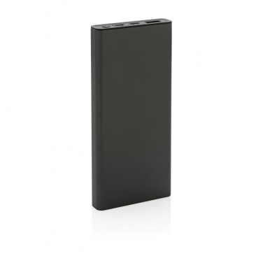 Logo trade promotional gift photo of: Terra RCS recycled 18W aluminium powerbank 10.000 mAh