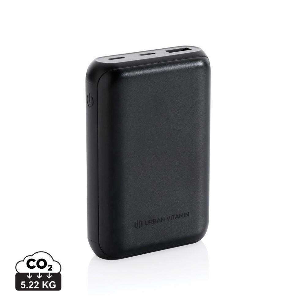 Logo trade promotional products image of: Urban Vitamin Alameda 10.000 mAh 18W PD powerbank