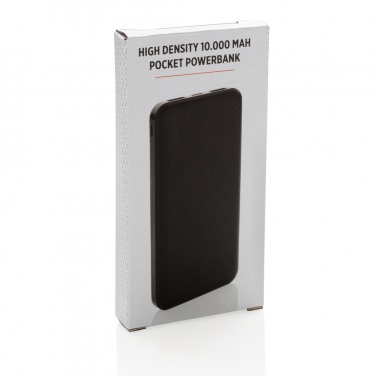 Logo trade promotional product photo of: High Density 10.000 mAh Pocket Powerbank