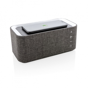 Logo trade promotional product photo of: Vogue wireless charging speaker