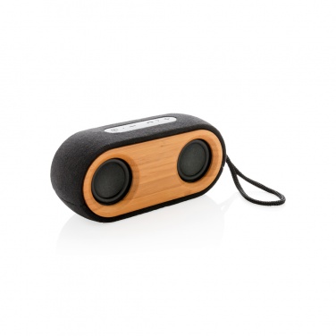 Logotrade advertising product picture of: Bamboo X double speaker