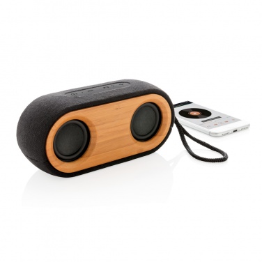 Logotrade business gift image of: Bamboo X double speaker