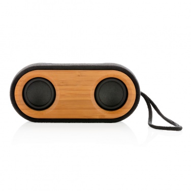 Logotrade promotional products photo of: Bamboo X double speaker