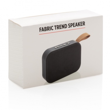 Logo trade promotional merchandise photo of: Fabric trend speaker