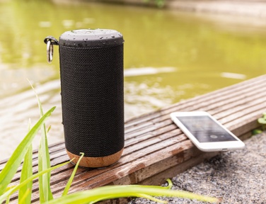 Logo trade promotional merchandise picture of: Baia 10W wireless speaker, cork