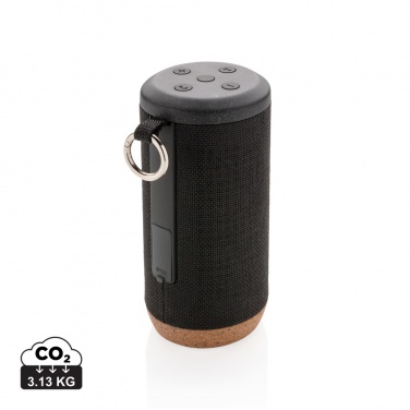 Logo trade corporate gift photo of: Baia 10W wireless speaker, cork