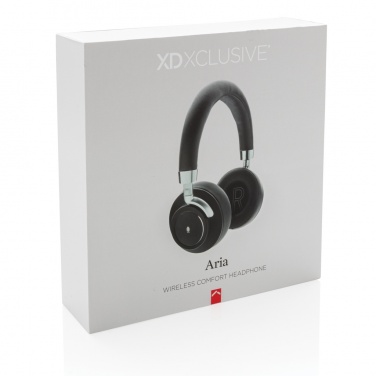 Logo trade promotional merchandise photo of: Aria Wireless Comfort Headphones