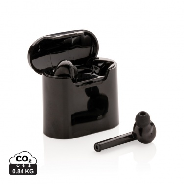 Logo trade business gift photo of: Liberty wireless earbuds in charging case