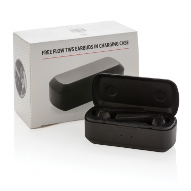 Logotrade promotional merchandise image of: Free Flow TWS earbuds in charging case