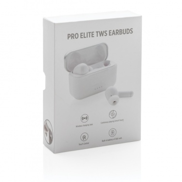 Logo trade promotional gifts image of: Pro Elite TWS earbuds