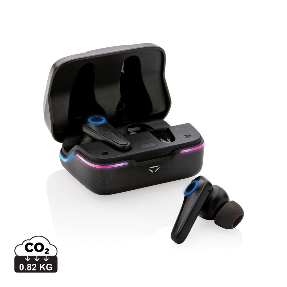 Logo trade promotional gifts image of: RGB gaming earbuds with ENC