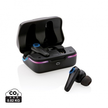 Logo trade promotional item photo of: RGB gaming earbuds with ENC