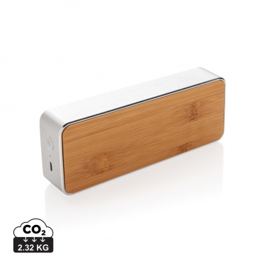 Logo trade promotional giveaways image of: Nevada Bamboo 3W wireless speaker