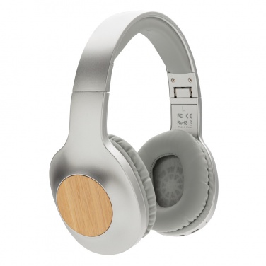 Logotrade promotional item image of: Dakota Bamboo wireless headphone