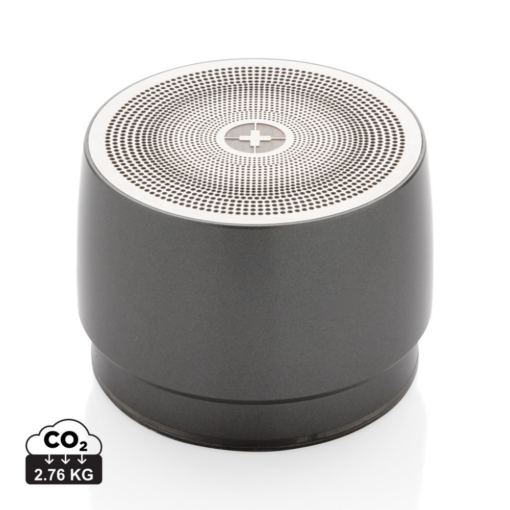 Logo trade advertising product photo of: Swiss peak 5W wireless bass speaker