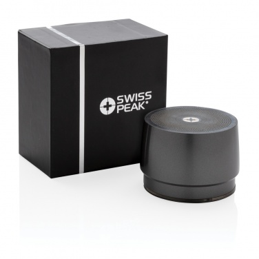 Logo trade promotional items picture of: Swiss peak 5W wireless bass speaker