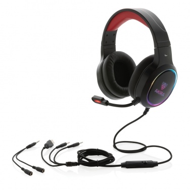 Logo trade advertising product photo of: RGB gaming headset