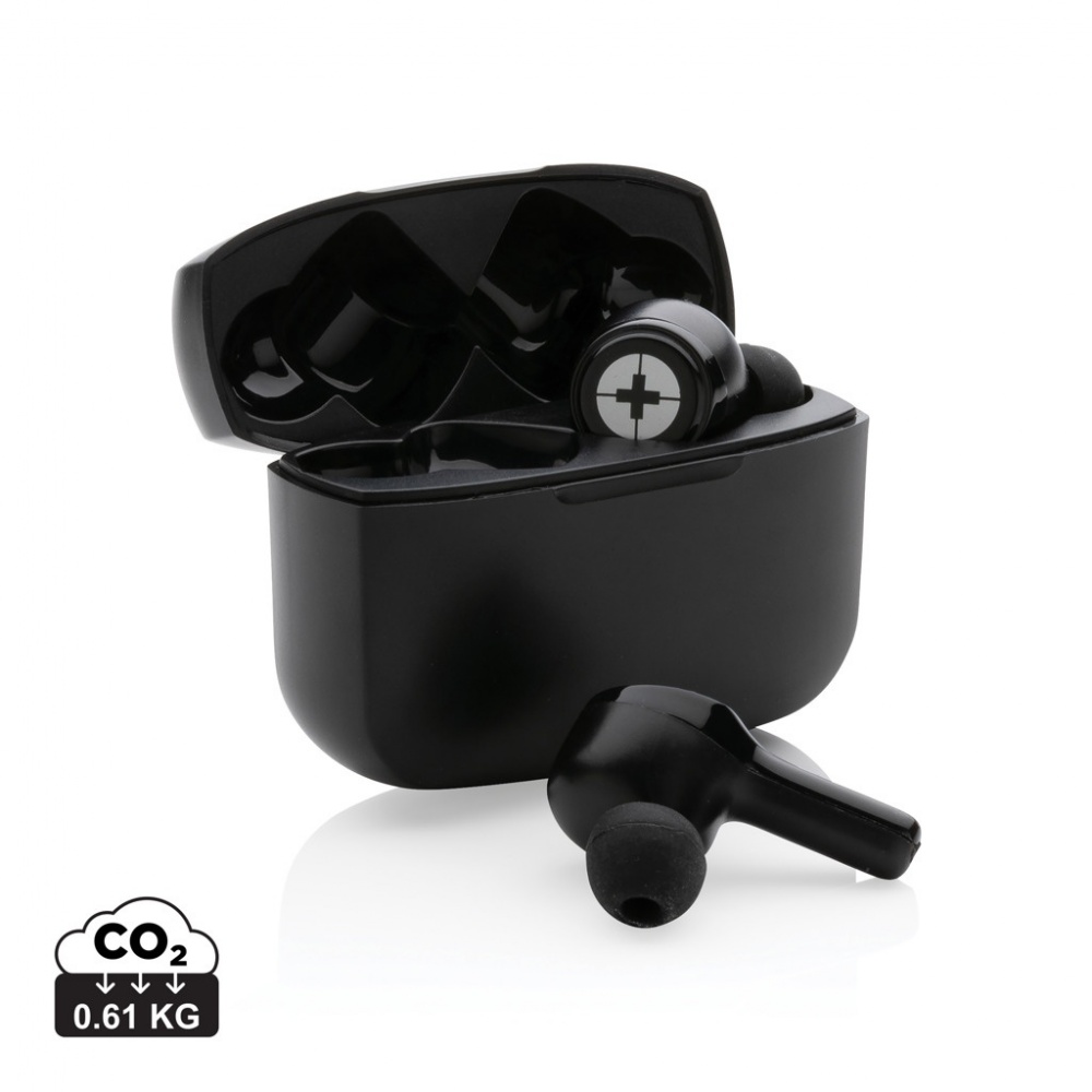 Logo trade promotional items image of: Swiss Peak ANC TWS earbuds