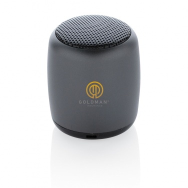 Logo trade promotional merchandise picture of: Mini aluminium wireless speaker