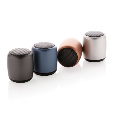 Logo trade promotional items image of: Mini aluminium wireless speaker