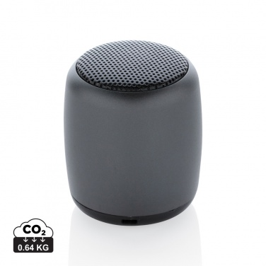 Logo trade advertising products picture of: Mini aluminium wireless speaker