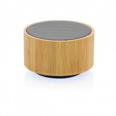 Logotrade promotional giveaways photo of: RCS recycled plastic and bamboo 3W wireless speaker