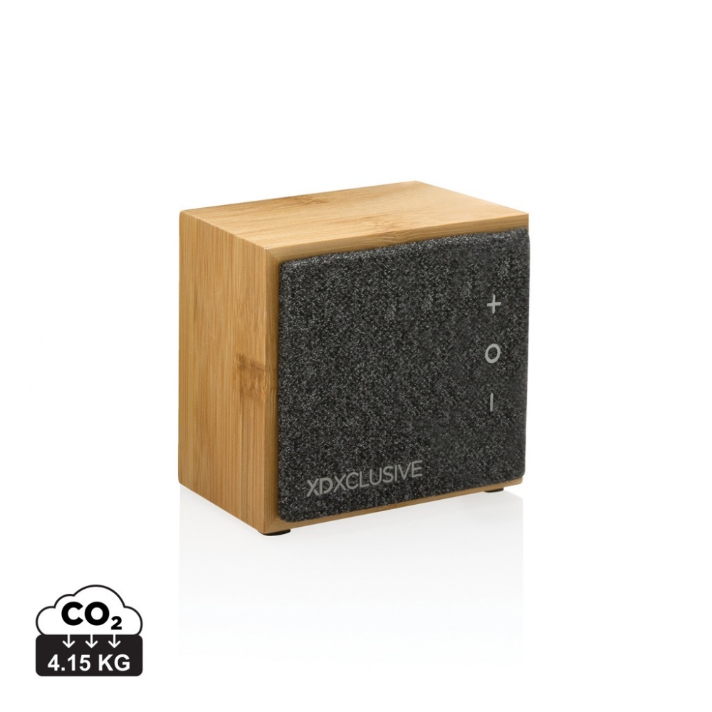 Logotrade promotional merchandise image of: Wynn 5W bamboo wireless speaker