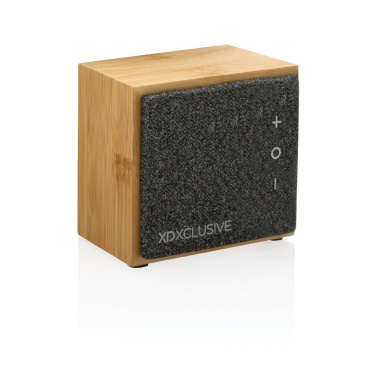 Logo trade promotional gift photo of: Wynn 5W bamboo wireless speaker