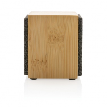 Logo trade promotional items picture of: Wynn 5W bamboo wireless speaker