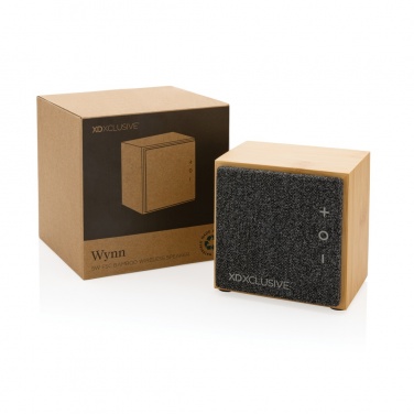 Logotrade promotional giveaway picture of: Wynn 5W bamboo wireless speaker