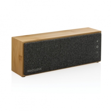 Logo trade promotional merchandise photo of: Wynn 10W bamboo wireless speaker