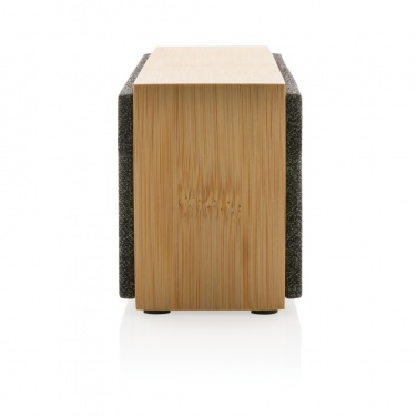 Logo trade promotional giveaways image of: Wynn 10W bamboo wireless speaker