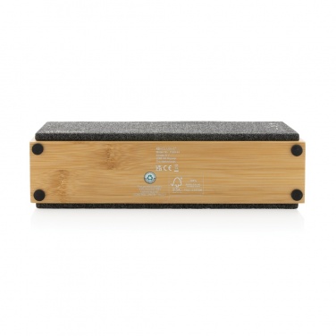 Logotrade business gift image of: Wynn 10W bamboo wireless speaker