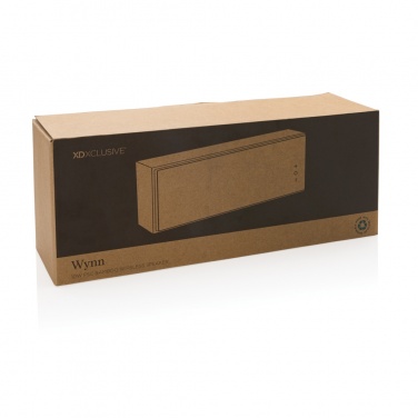 Logo trade promotional merchandise picture of: Wynn 10W bamboo wireless speaker