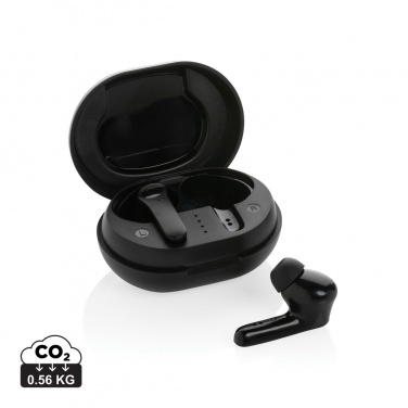 Logotrade corporate gift image of: RCS standard recycled plastic TWS earbuds