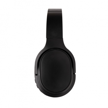 Logo trade promotional giveaways image of: RCS recycled plastic Elite Foldable wireless headphone