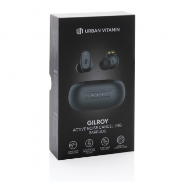 Logo trade business gift photo of: Urban Vitamin Gilroy hybrid ANC and ENC earbuds