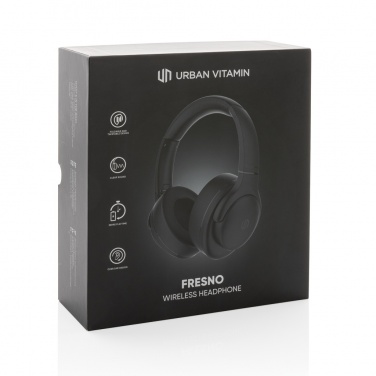 Logo trade promotional merchandise image of: Urban Vitamin Fresno wireless headphone