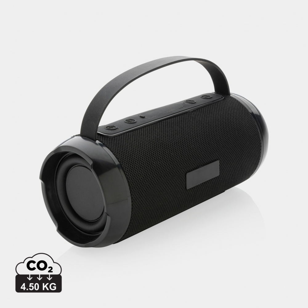 Logo trade business gift photo of: RCS recycled plastic Soundboom waterproof 6W speaker