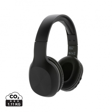 Logotrade corporate gift image of: RCS recycled plastic JAM wireless headphone