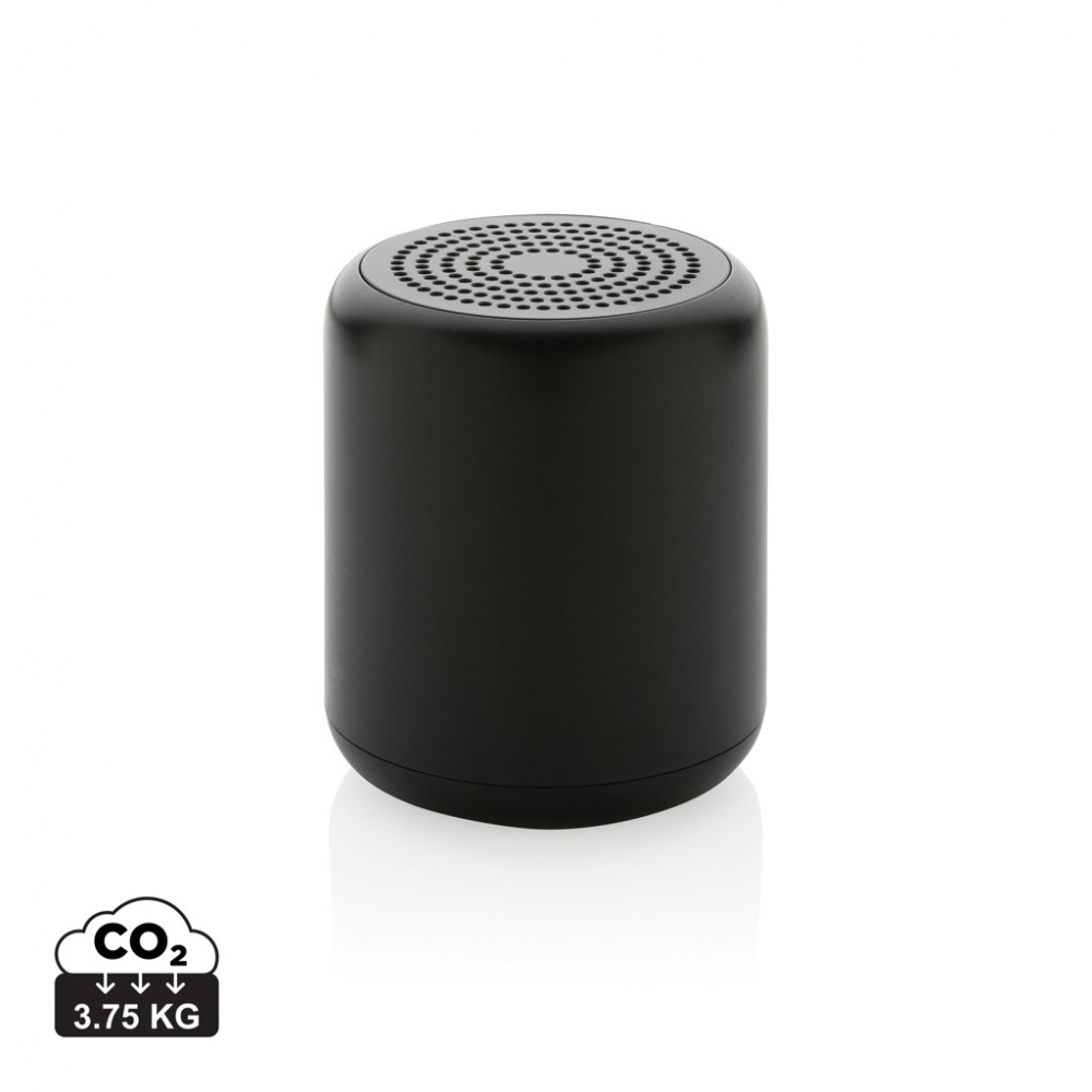 Logo trade advertising product photo of: RCS certified recycled plastic 5W Wireless speaker