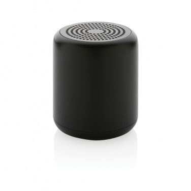 Logo trade promotional giveaway photo of: RCS certified recycled plastic 5W Wireless speaker