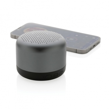 Logo trade promotional gifts image of: Terra RCS recycled aluminium 5W wireless speaker