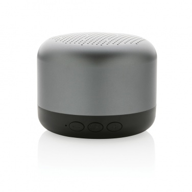 Logo trade corporate gifts picture of: Terra RCS recycled aluminium 5W wireless speaker