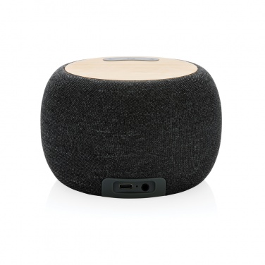 Logo trade promotional giveaway photo of: RCS Rplastic/PET and bamboo 5W speaker