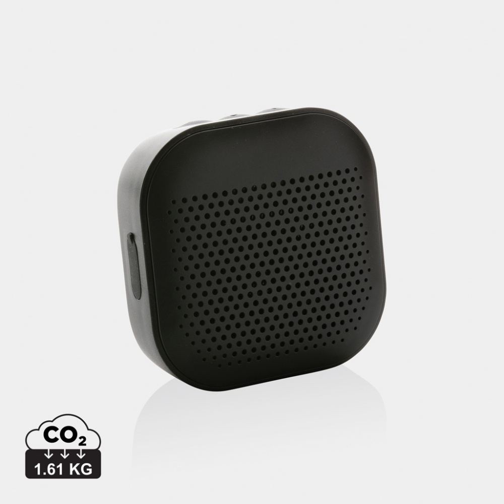 Logo trade promotional products image of: RCS recycled plastic Soundbox 3W speaker