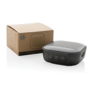 Logo trade promotional gifts image of: RCS recycled plastic Soundbox 3W speaker